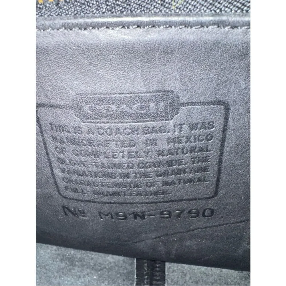 COACH Vintage Legacy 9790 City Bag in black leather